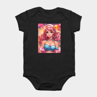 Sunset Paradise Anime bikini Baby Bodysuit